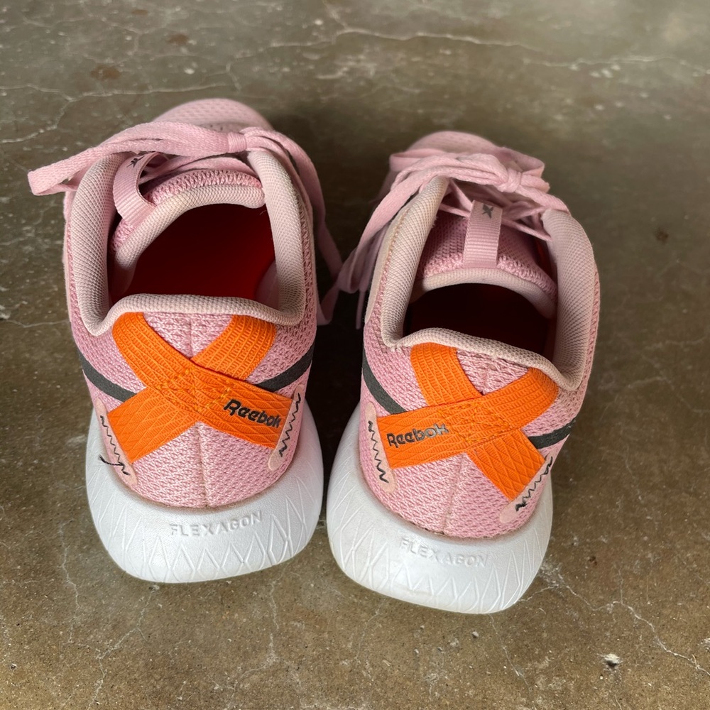 Reebok pink athletic shoes